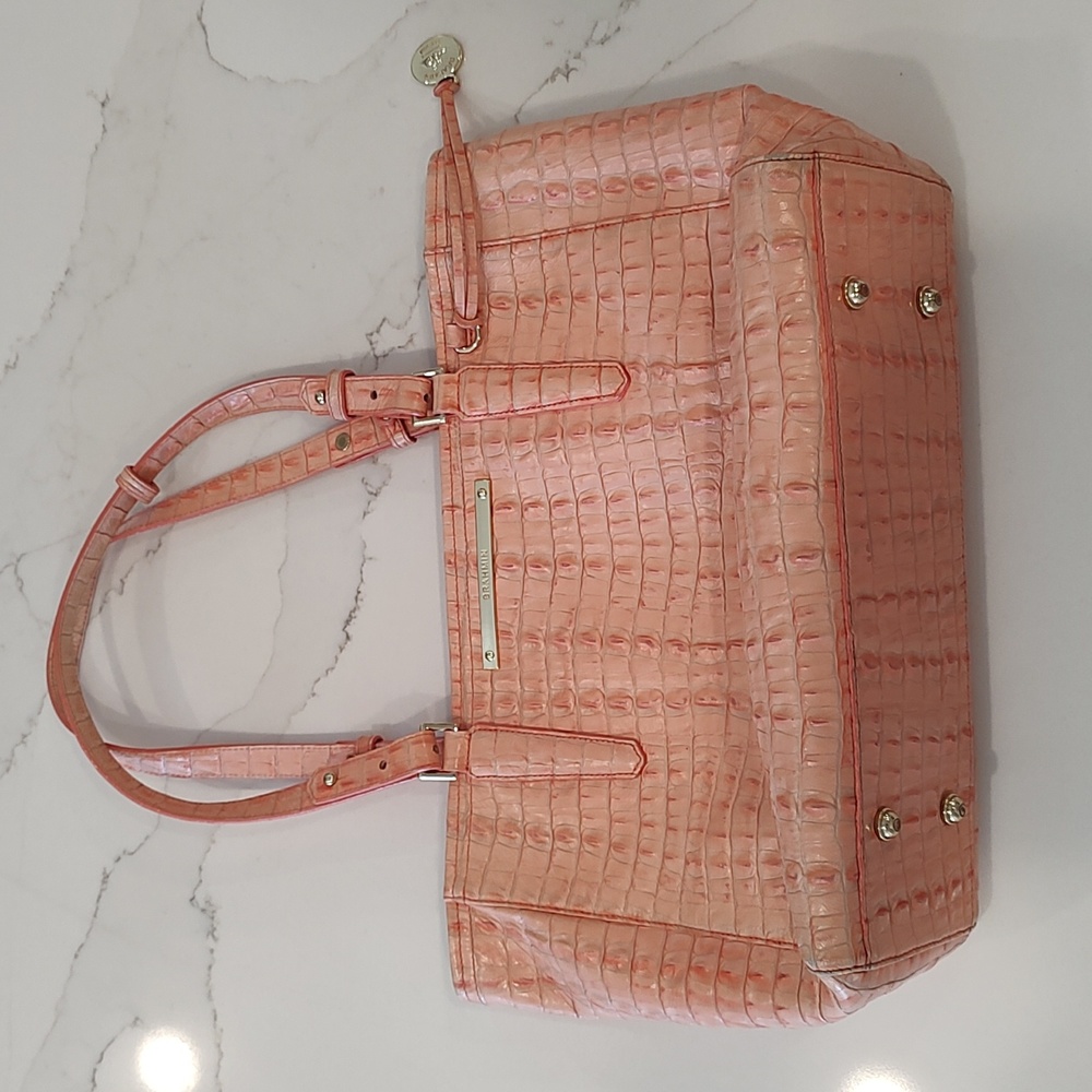 Brahmin Coral Pink Tote